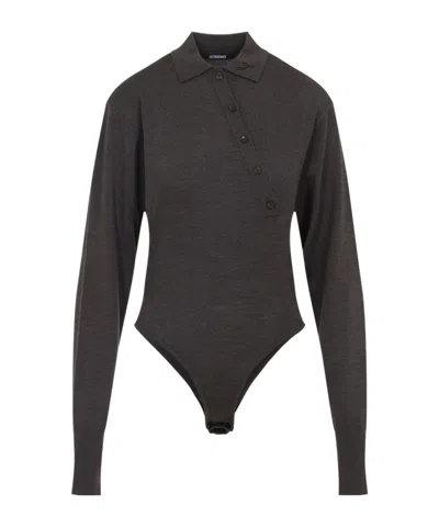 JACQUEMUS LONG SLEEVE JUMPSUIT