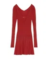 Jacquemus La Pralù Mini Dress In Red
