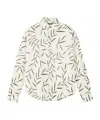 Jacquemus Le Simon ml Leaf-print Button-up Shirt In Neutral