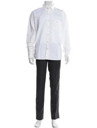 Pre-owned Jacquemus Long Sleeve Shirt In White