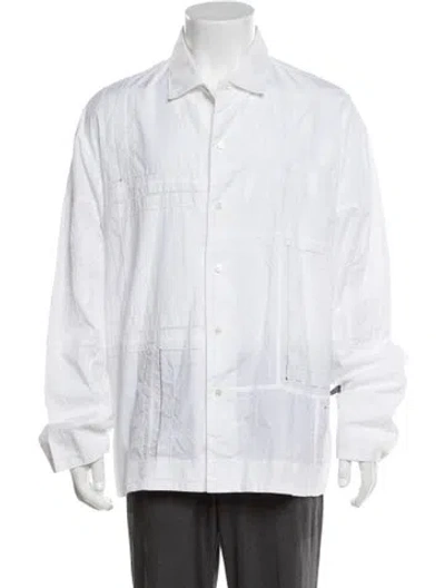 Pre-owned Jacquemus Long Sleeve Shirt In White
