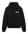 Jacquemus Gros-grain Hoodie In Black