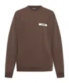 Jacquemus Basic Crew Neck T-shirt With Long Sleeves