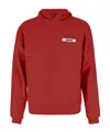 Jacquemus Le Hoodie Gros Grain Sweatshirt In Red