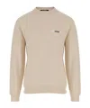 Jacquemus Men The Gros Grain Crewneck Sweatshirt With Logo Plaque In Multi