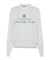 Jacquemus Long Sleeve Sweatshirt In White