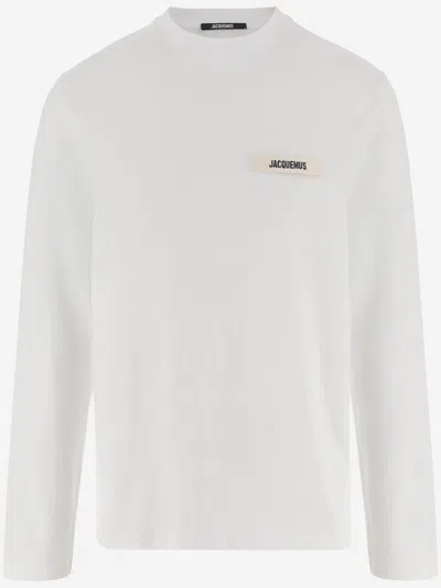 JACQUEMUS LONG SLEEVE T-SHIRT WITH LOGO