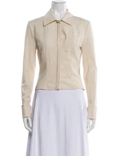 Pre-owned Jacquemus Long Sleeve Top In Neutral
