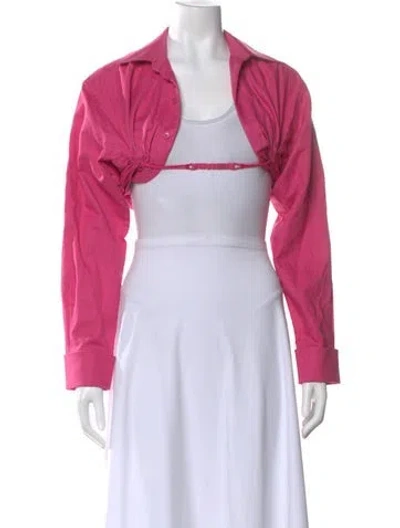 Pre-owned Jacquemus Long Sleeve Top In Pink