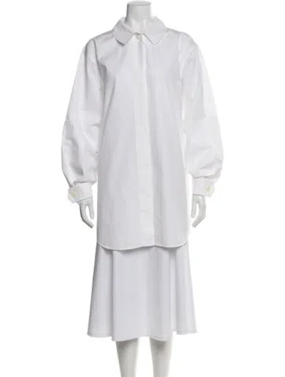Pre-owned Jacquemus Long Sleeve Top In White