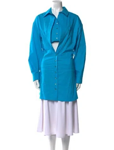 Pre-owned Jacquemus Long Sleeve Tunic In Blue