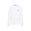 Jacquemus Le Tshirt Gros Grain Cotton Ls  T-shirt In White