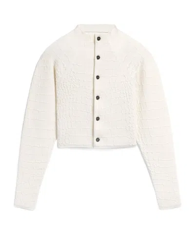 Jacquemus Long-sleeved Cardigan In Off-white