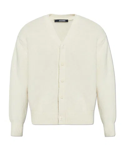 Jacquemus Signature Cardigan In Beige