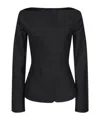 Jacquemus Belted Waist Dress With Back Belt Detail