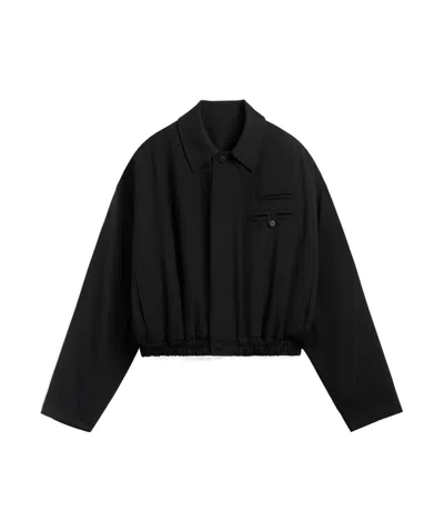 Jacquemus Long-sleeved Casual Jacket In Black