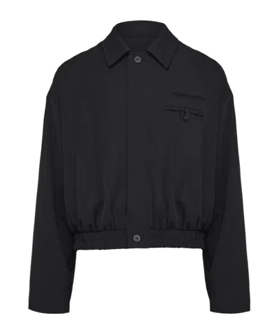 Jacquemus Long-sleeved Casual Jacket In Black