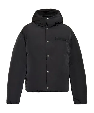 JACQUEMUS JACQUEMUS LOGO PATCH PADDED COAT