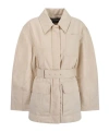Jacquemus Women Le Blouson Bari Down Jacket In Nude