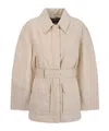 Jacquemus Le Blouson Bari Down Jacket In Nude