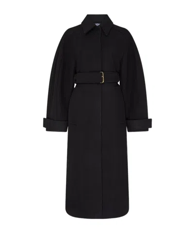 Jacquemus Black La Casa 'le Manteau Bari' Coat