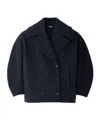 Jacquemus Long-sleeved Coat In Black