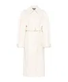 Jacquemus Le Trench Bari Belted Coat In White