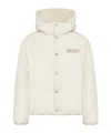 Jacquemus Logo Patch Padded Coat In White