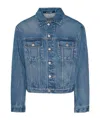 Jacquemus Vintage Light Wash Cropped Denim Jacket
