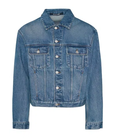 Jacquemus Blue Classic Collar Denim Jacket