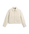 Jacquemus Long-sleeved Denim Jacket In Nude