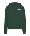 Jacquemus Gros-grain Hoodie In Green