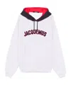 Jacquemus Light Grey Le Hoodie Baseball Sweatshirt Men In White