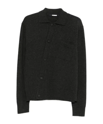 JACQUEMUS LONG-SLEEVED KNITTED CARDIGAN