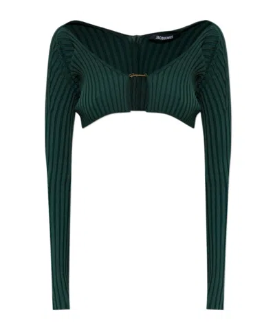 JACQUEMUS JACQUEMUS CROPPED KNITTED TOP