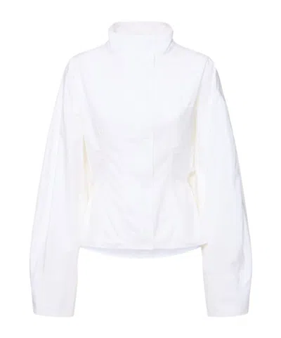 Jacquemus Long-sleeved Shirt In White