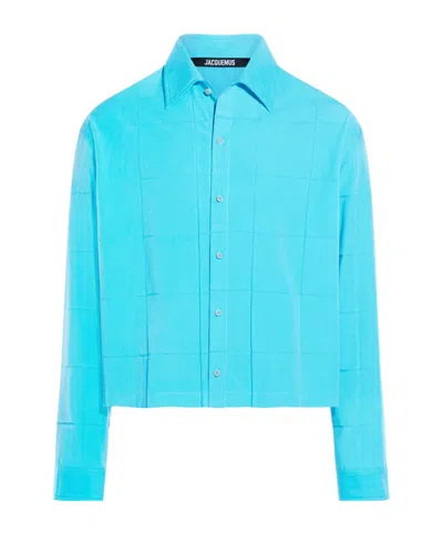 Jacquemus Long-sleeved Shirt In Green