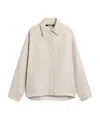 Jacquemus The Pasadena Oversize Croc Pattern Button-up Shirt In Nude