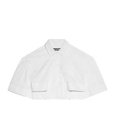 Jacquemus Long-sleeved Shirt In Nude