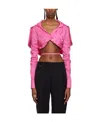 Jacquemus Long-sleeved Shirt In Pink