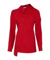Jacquemus Long-sleeved Shirt In Red