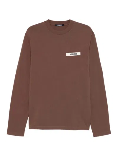 JACQUEMUS JACQUEMUS LONG-SLEEVED SHIRT WITH LOGO