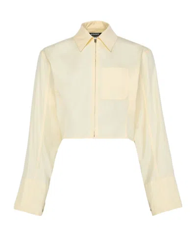 Jacquemus Long-sleeved Shirt In Yellow
