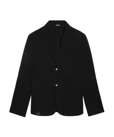 Jacquemus Long Sleeved Suit Jacket In Black