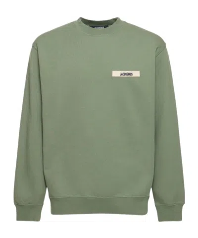 Jacquemus Crewneck  Sweatshirt In Green