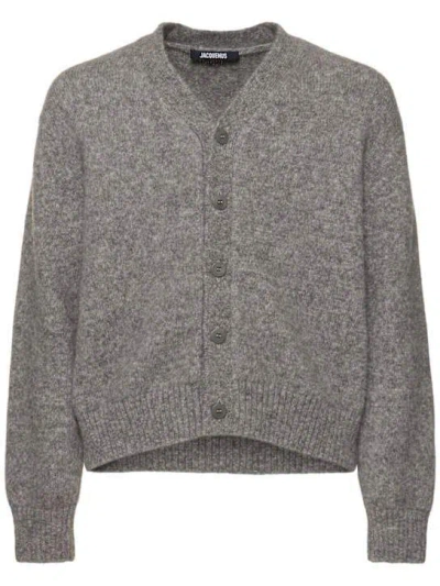 Jacquemus Gilet En Maille In Gray