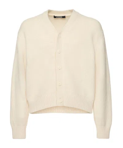 Jacquemus Long-sleeved Sweater In Sand