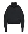 Jacquemus Pallone Turtleneck Embroidered Sweater In Black