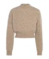 Jacquemus Alpaca Wool-blend Sweater In Nude
