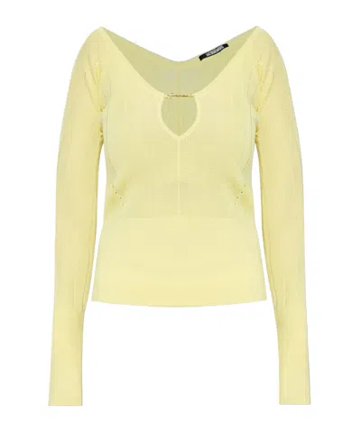 JACQUEMUS JACQUEMUS THE PRALÙ LONG-SLEEVE TOP